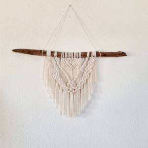 Makramee Wandbehang im Boho Stil aus 100% Bio-Baumwolle Bild 2