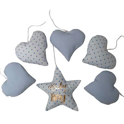 Babyparty Deko Baby Boy 6-teilig