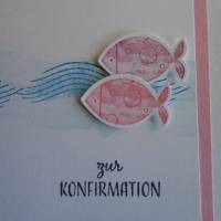 Enladungskarten zur Konfimation Fisch Einladungskarte Einladungen Einladung Einladungskarte Junge o,Mädchen nach Wahl Bild 3