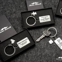 Schutzengel Schlüsselanhänger mit Gravur - Auto Glücksbringer - Schutzengel Schlüsselanhänger mit Engel - Schwarzmatt Bild 4