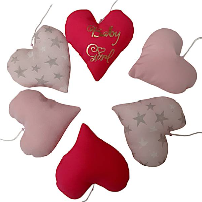 Babyparty Deko Baby Girl 6-teilig