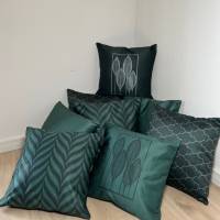Kissenbezüge Hüllen 8er Set gemütlich Green Style Bild 1