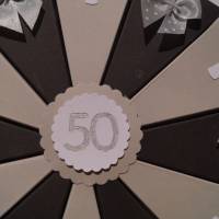 Geldgeschenk, Geschenk zum 50.Geburtstag,Geldgeschenkverpackung,Geschenkschachtel zum Geburtstag, Geburtstagsgeschenk Bild 6