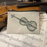 Kleine Zubehör-Tasche für Cellospieler, Geschenk für Cellisten, Geschenk für Cellolehrer Bild 1