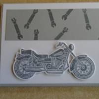 Gutschein Motorrad Mann  Ticket Geburtstagsverpackung Geldgeschenk Geburtstag Konzertkarte Geschenkidee Motorradfahrer Bild 2