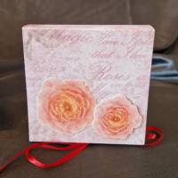 Hochzeitskarte mit Geschenkverpackung - Liebe - Rosen Bild 3