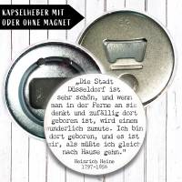 Heinrich Heine Düsseldorf Zitat Kapselheber Flaschenöffner Bild 3
