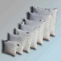40 x 40 cm sehr hochwertige Kissen neue Dithmarsche Gänsefedern Federkissen 300 g in weiß blanc white Bild 5