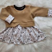 Sweater Kleid / Sweater / Tunika / Girly Sweater / Kleidchen mit Schößchen Kleid für Mädchen Bild 2