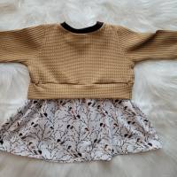 Sweater Kleid / Sweater / Tunika / Girly Sweater / Kleidchen mit Schößchen Kleid für Mädchen Bild 5