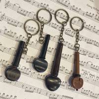 Geigen Wirbel Schlüsselanhänger, Violin Wirbel mit Schlüsselring, Geschenk für Geiger, Musiker und Lehrer Orchstermusik Bild 3