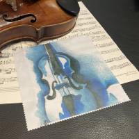Geigenbogen Reinigungstuch Pflegetuch für Violine, Lack polieren Geige, Violinbögen, Lackpflege Geige Bild 2