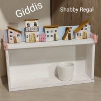 Shabby-Küchenboard handgemacht mit Dekohäusern Bild 1