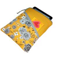 eReader Tasche Blumenzauber senf eBook Reader Tablet Hülle Maßanfertigung, z.B. für Kindle 11 Tolino Shine 4 Bild 2