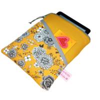 eReader Tasche Blumenzauber senf eBook Reader Tablet Hülle Maßanfertigung, z.B. für Kindle 11 Tolino Shine 4 Bild 2