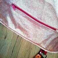 Shopper - ein Rosenmeer schmückt sich mit rosa Fronttaschen Bild 4
