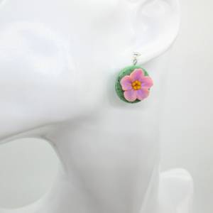 Kirschblüte Kleine Ohrstecker, Sakura Blumen Ohrringe, Frühling Blumen Rosa Hübsche Ohrringe, Geschenk für sie Bild 7