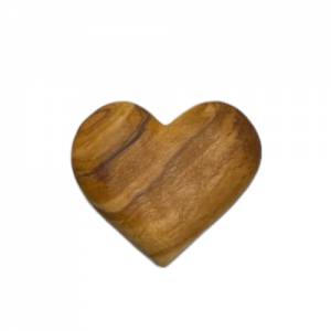 Handschmeichler Herz aus Olivenholz personalisiert Bild 5