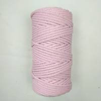 Natürlich, praktisch, stilvoll: Baumwollkordel für vielseitige Anwendungen, 5mm, rosa Bild 1