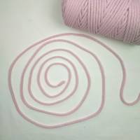 Natürlich, praktisch, stilvoll: Baumwollkordel für vielseitige Anwendungen, 5mm, rosa Bild 2