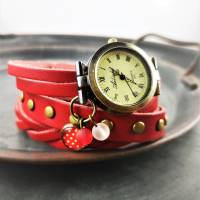 Armbanduhr,Wickeluhr mit Druckknopfverschluss, dots Bild 1