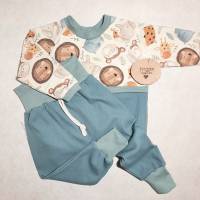 Babykleidung, Babyset 2-teilig, Kinderkleidung, Pumphose, Sweatshirt, Größe 86 Bild 1
