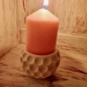 Kerzenhalter / Teelichthalter aus Raysin im minimalistischen Skandi Stil, in verschiedenen Farben Bild 8