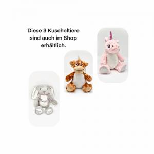 Kuscheltier Teddybär mit Name Personalisiert | Geburtsdaten in Rosa , Blau und Weiß erhältlich Bild 5