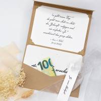 Geldgeschenk Hochzeit "Liebe" | Hochzeitsgeschenk Geld | Geschenk für das Brautpaar | Geschenk Schachtel Hochzei Bild 1
