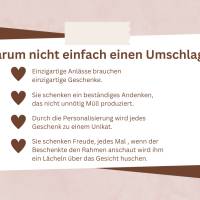 Kommunionsgeschenk für Mädchen personalisiert - Kommunion Poster Regenbogen - Bilderrahmen mit Namen -Kommunion Geschenk Bild 6