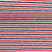 Gala  Jersey, Baumwolljersey, Streifen, 2 mm, rot/weiß/dunkelblau Oeko-Tex Standard 100(1m/13,-€) Bild 3