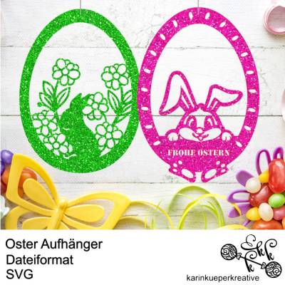 Plotterdatei / Lasercutter Oster Aufhänger