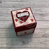 Explosionsbox Geschenkverpackung inkl. Schutzengel zum Valentinstag, für die Mama / Freundin zum Geburtstag, Stampin’Up Bild 4