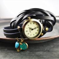 Armbanduhr,Wickeluhr mit Druckknopfverschluss, martitim Bild 3