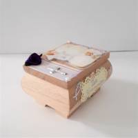Geldgeschenk Kommunion Mädchen Holz Geschenkkästchen 3D Bild Geschenk Verpackung Bild 4