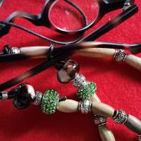Brillenkette / Brillenband, Brillenhalter, Hairpipe (BRI13) Bild 6