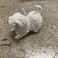 Katze - eine Figur aus hochwertigem Stuckgips zum selber Malen - kreative Beschäftigung Bild 2