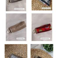Schlüsselanhänger (Farbbeispiel aluminium) Polstercanvas in 18 Farben und vielen Varianten Bild 6