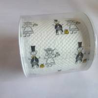 Hochzeit/Toilettenpapier mit Hochzeitsmotiv Bild 1