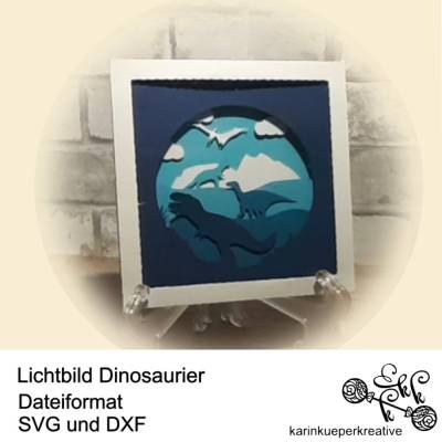 Plotterdatei Lichtbild Motiv Dinosaurier