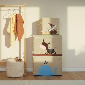 Personalisierte Aufbewahrungsbox Wal mit Deckel | Korb für Spielsachen | Personalisierte Kinderzimmerdeko Spielzeug Aufb Bild 7