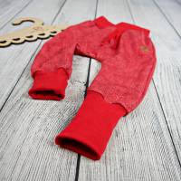 Gr. 80 Hose Baggypants Pumphose Jeanslook Rot Bild 2