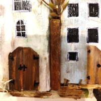 Garderobe Holz Dekohäuser, handgefertigt, Bild 6