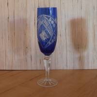 Römerglas blau Sektglas Bild 1