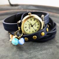 Armbanduhr,Wickeluhr mit Druckknopfverschluss, martitim Bild 1