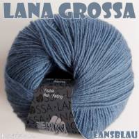 2 Knäuel 100 Gramm Cool Wool Fine von Lana Grossa Jeansblau Farbe 12 Partie 30509 Bild 5