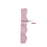 Spitze elastisch, festoniert 35mm breit, gummi, Meterware, 1 Meter rosa Bild 2