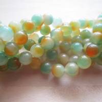 zweifarbige Jade Perlen 8 mm Durchmesser Bild 1