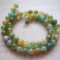 zweifarbige Jade Perlen 8 mm Durchmesser Bild 4
