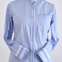 Damenhemd Bluse | Blau | Bild 1